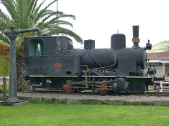 
CP 0-4-0WT 'E.1', Henschel Works No 19939 of 1922, at Regua station, April 2012